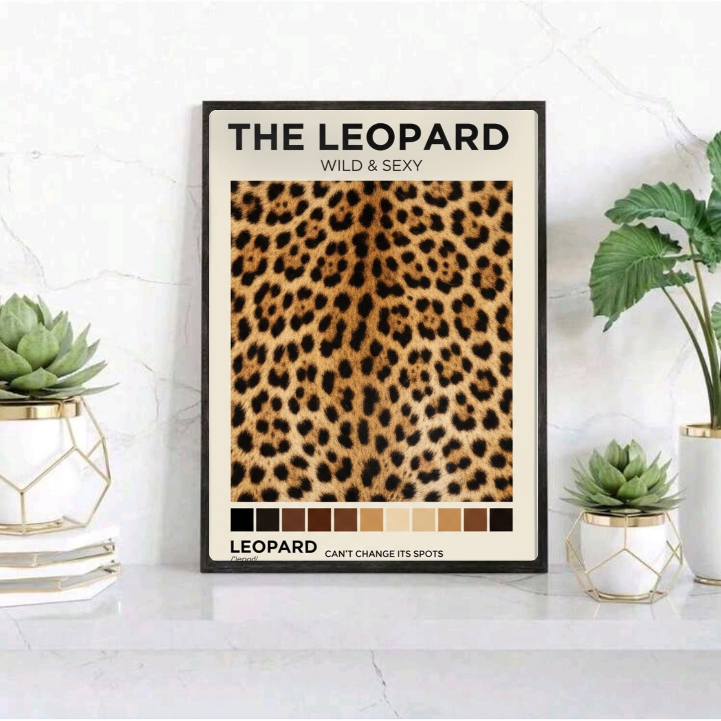 Home deco chic leopard