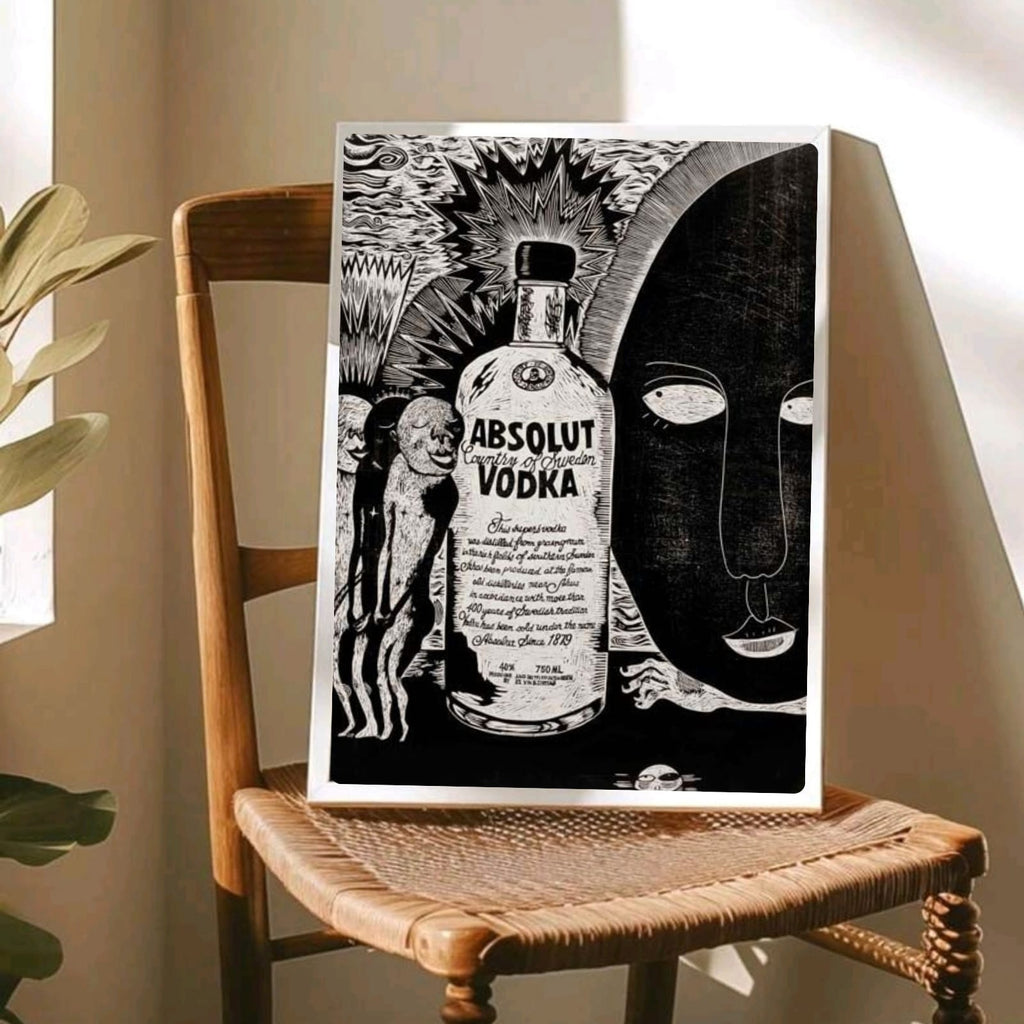 bar and restaurant decoration, vodka