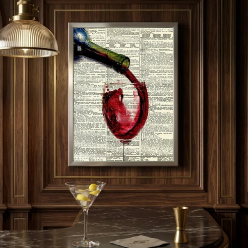 Red Wine bar and restaurant decoration