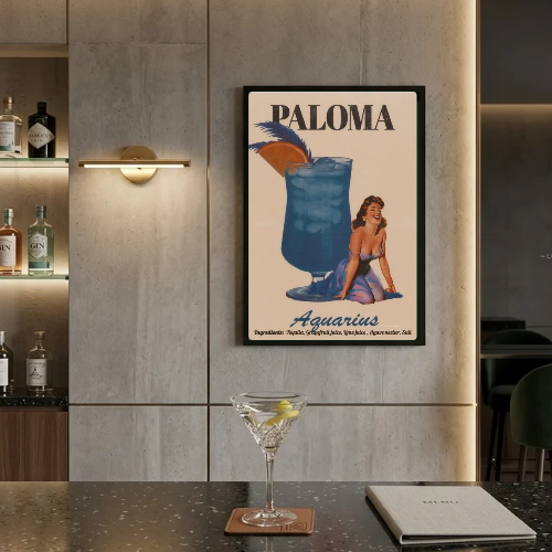 bar and restaurant decoration, paloma acquarius