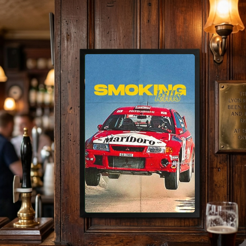 bar and restaurant decoration, sigarette car