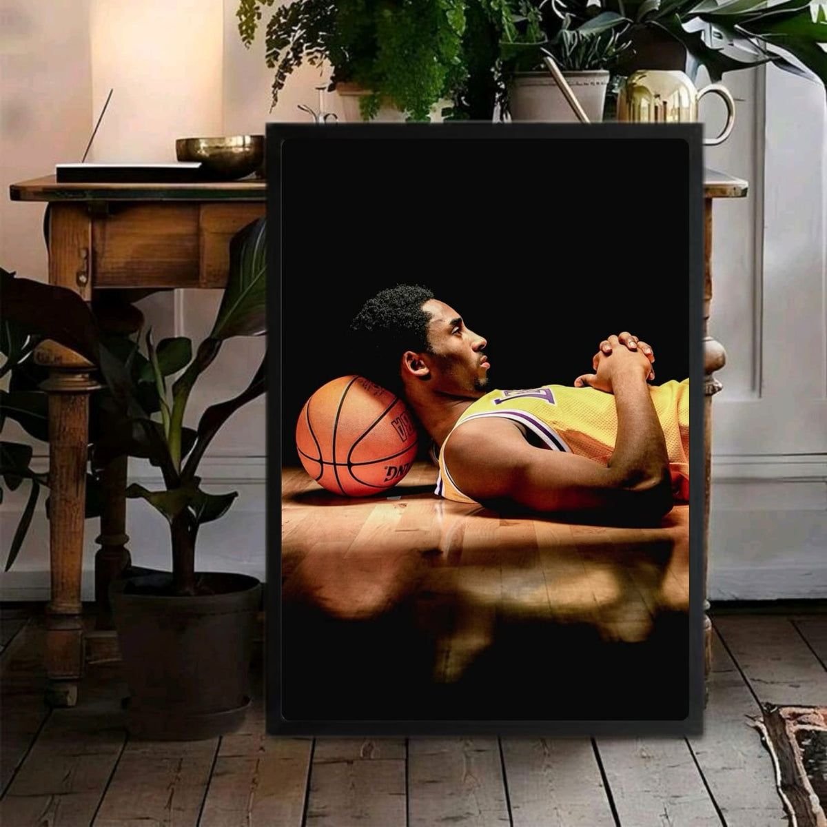 Kobe Bryant - Basket poster con cornice