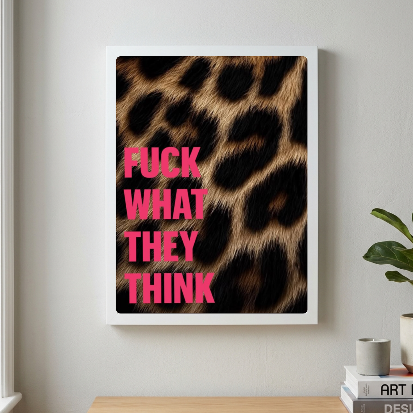Home deco chic leopard