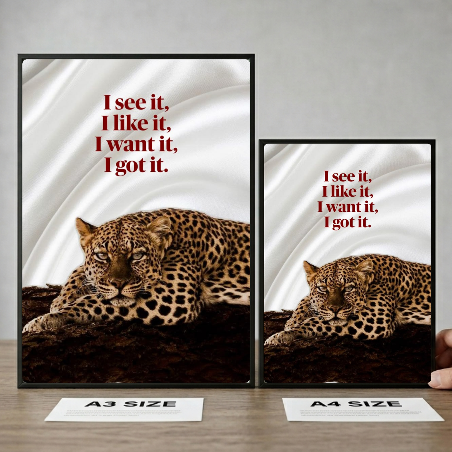 Chic room girl poster