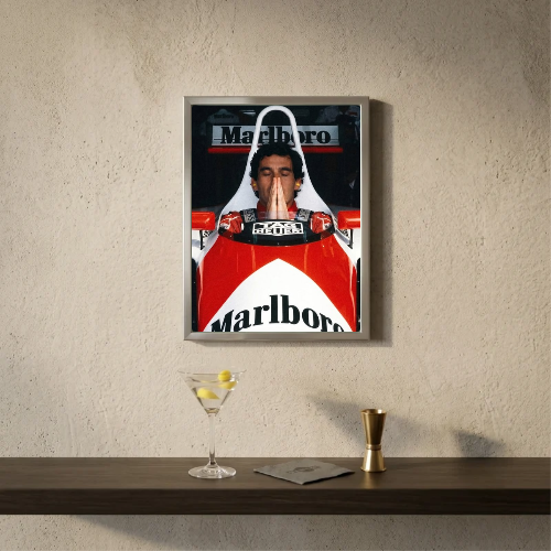 bar and restaurant decoration, Marlboro Ayrton senna