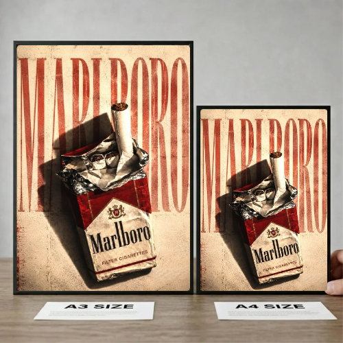 bar and restaurant decoration, Marlboro sigarette