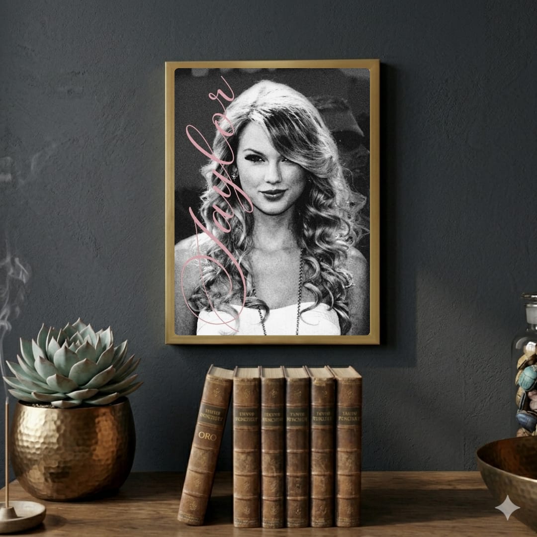 Taylor Swift Poster with Frame
