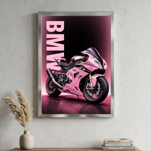 Bmw moto pink