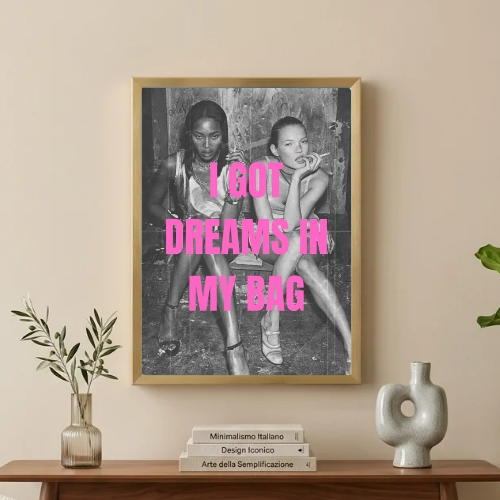 Kate Moss, Noemi Campbell Girls Aesthetic Room