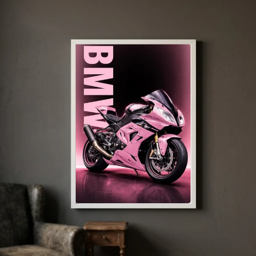 Bmw moto pink