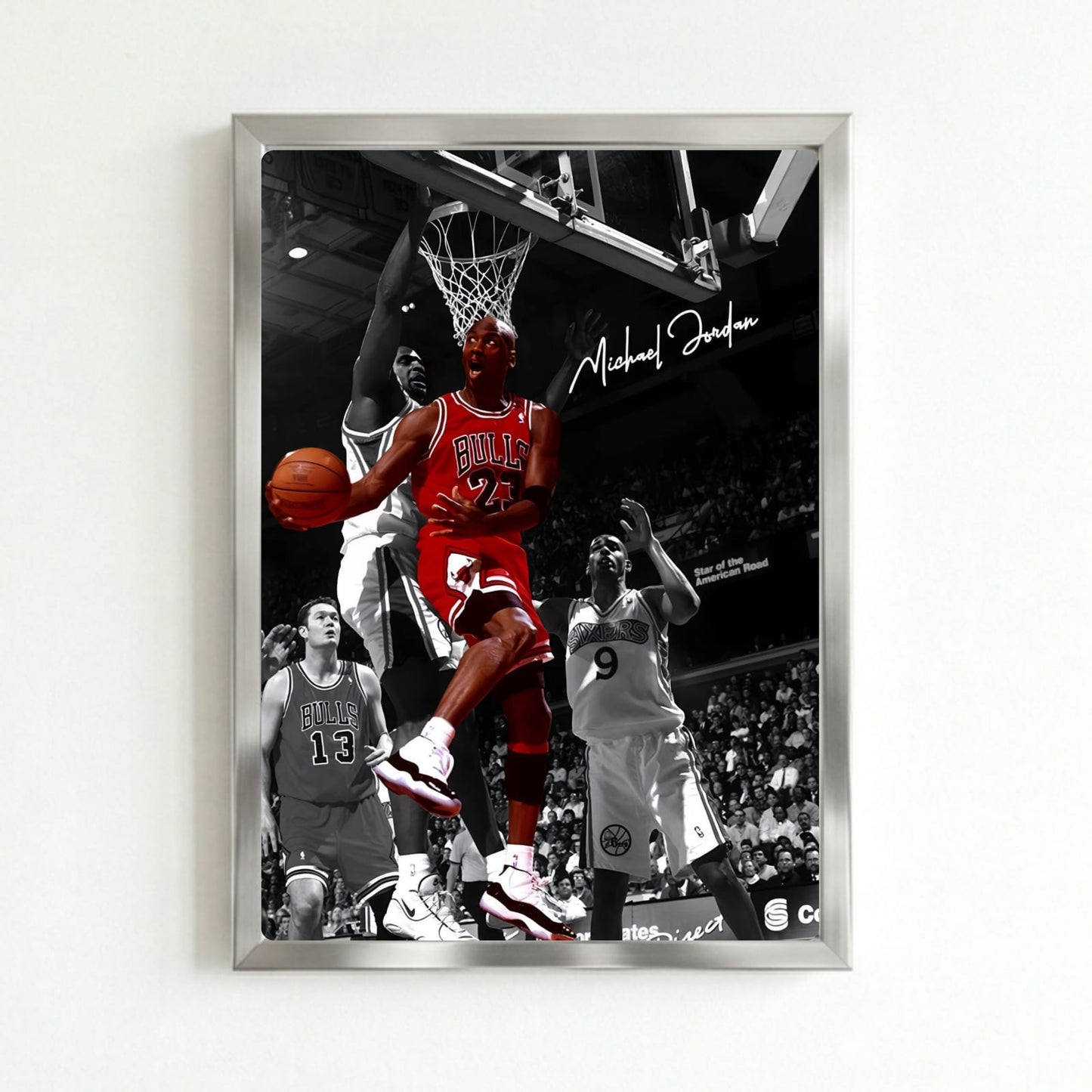 Michael Jordan and Kobe Briant - Basket