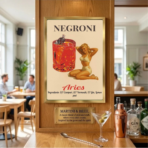 bar and restaurant decoration negroni aries