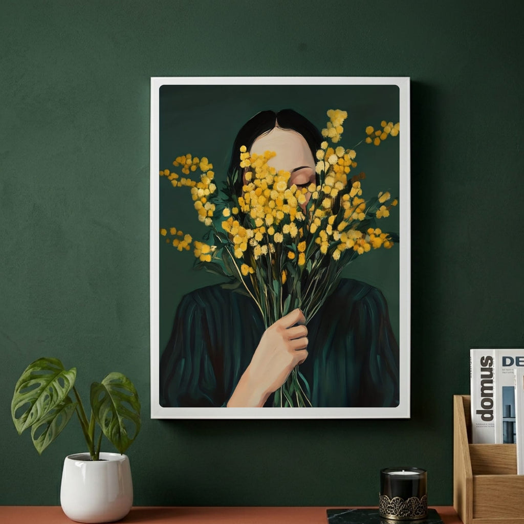 Girl flower house decor
