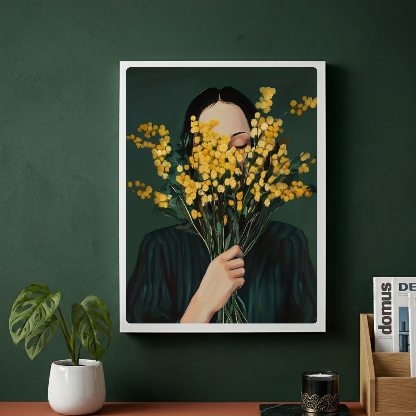 Girl flower house decor