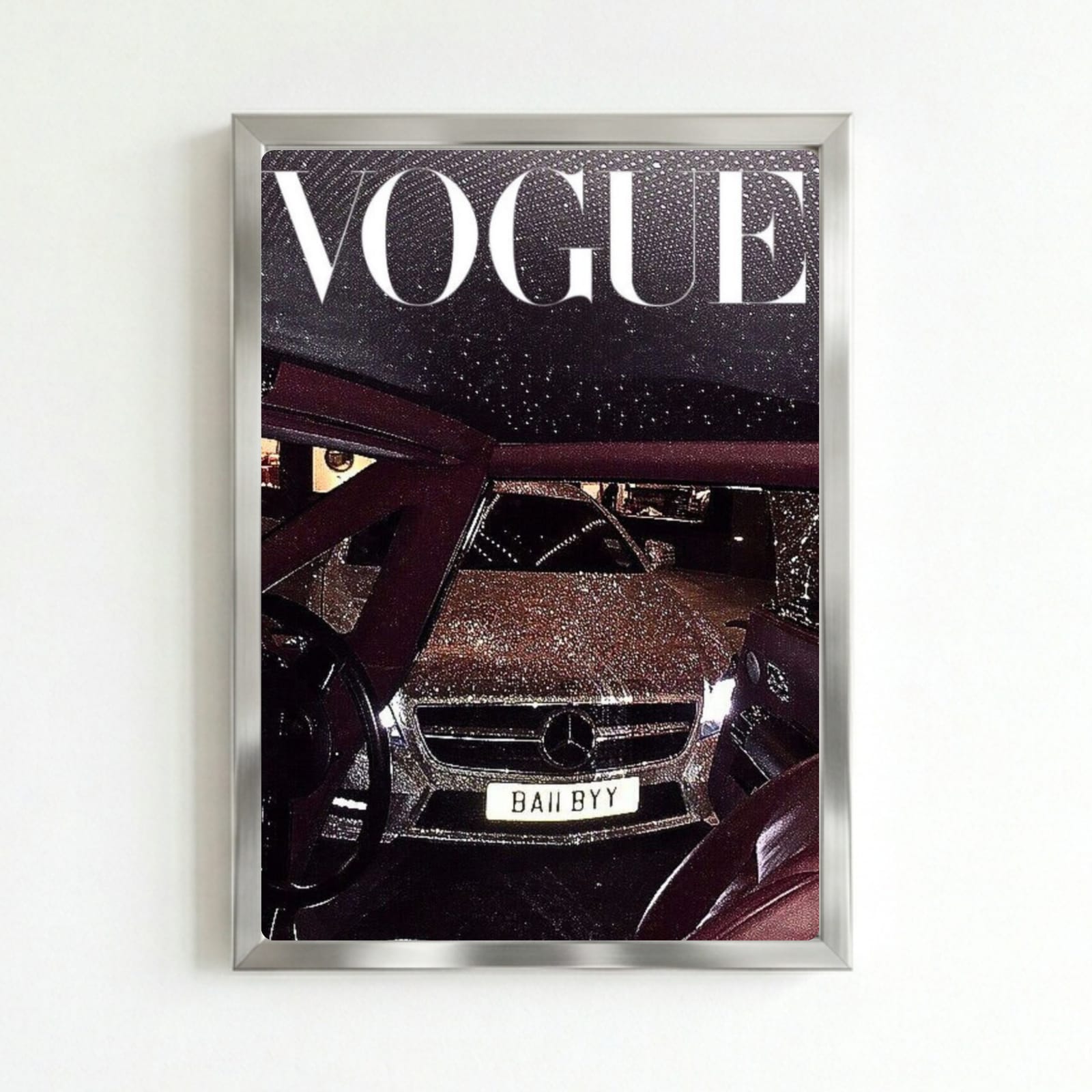 poster vogue mercedes luxury