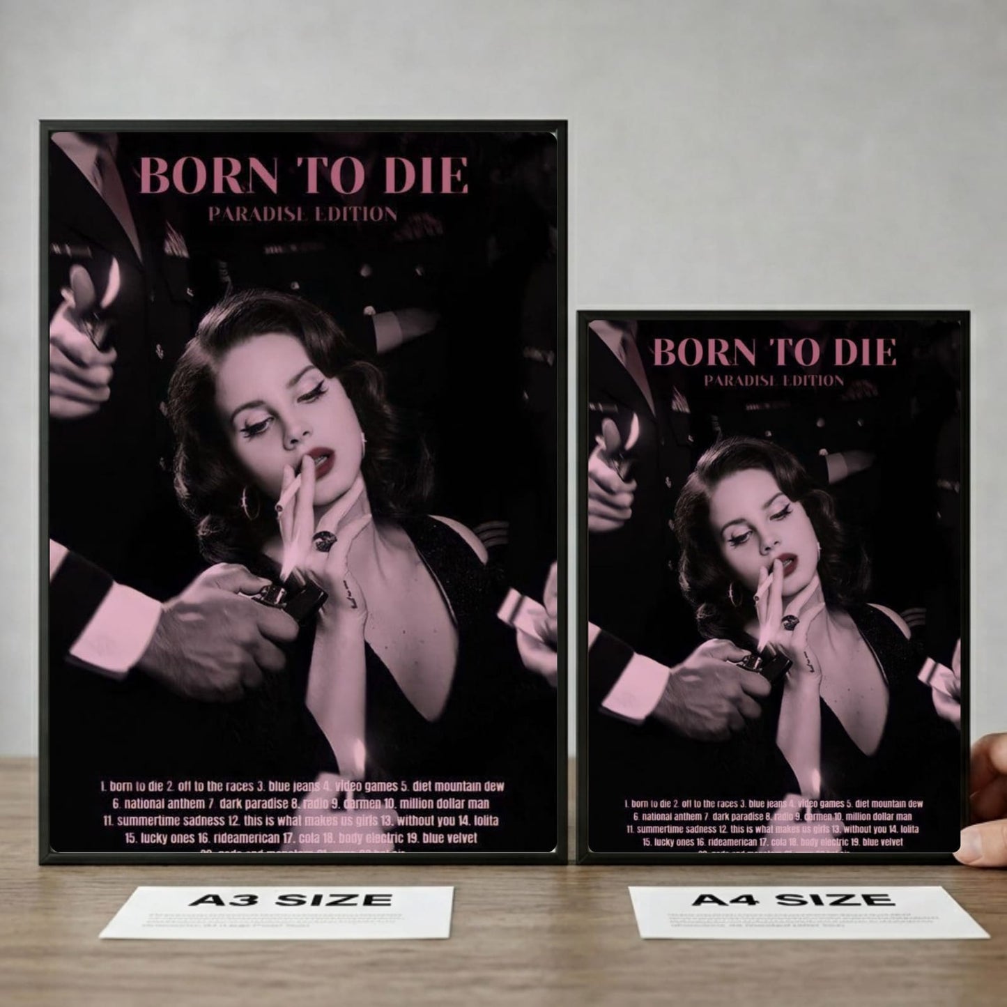 Lana Del Rey – Born To Die Poster with Frame