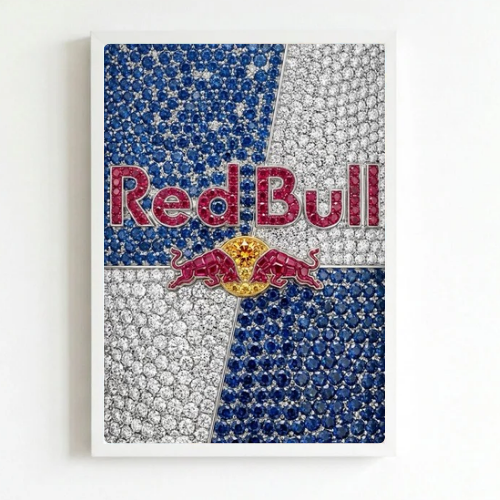 bar and restaurant decoration, red bull
