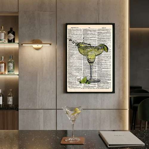 bar and restaurant decoration, margarita