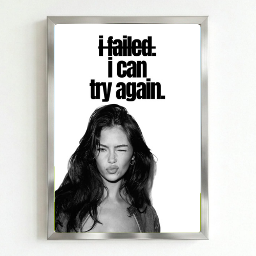 Chic room girl poster