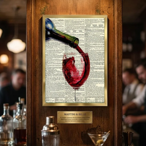 Red Wine bar and restaurant decoration