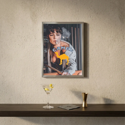 bar and restaurant decoration, Camel sigarette