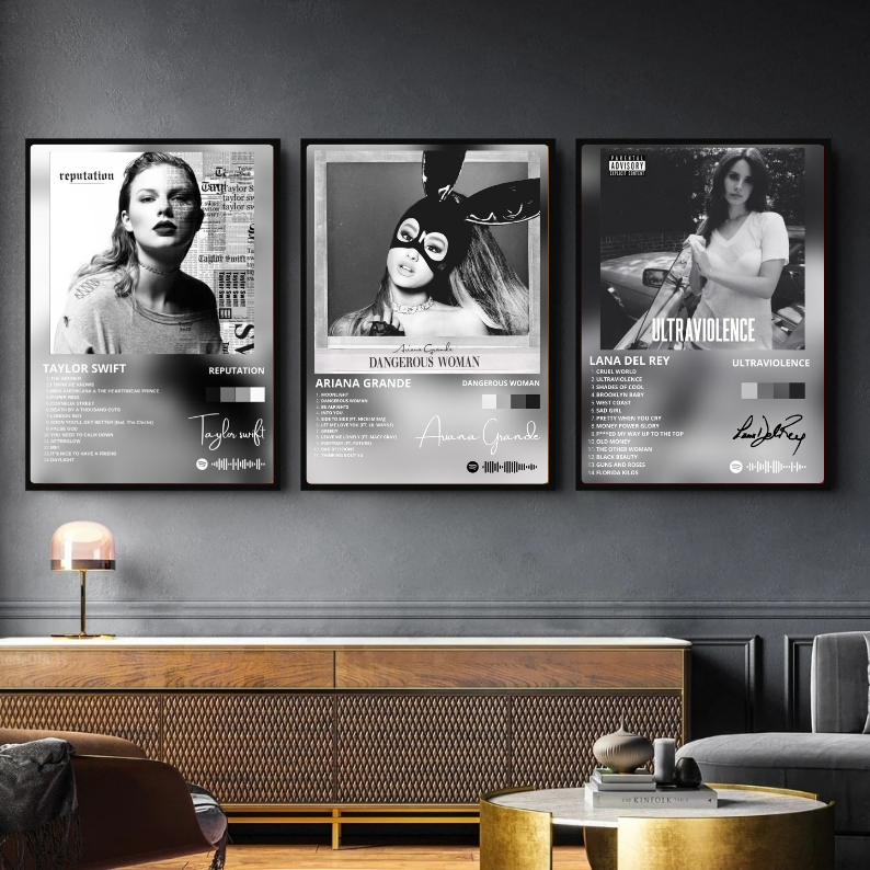 Set: ariana grade dangerous woman, lana del rey ultraviolence, taylor swift reputation