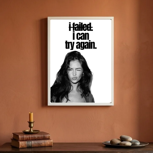 Chic room girl poster