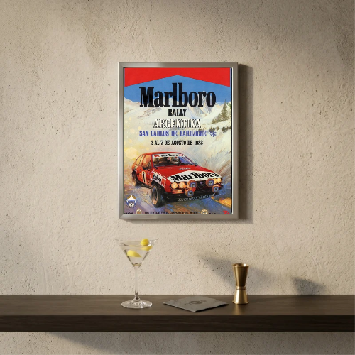 bar and restaurant decoration, Marlboro sigarette