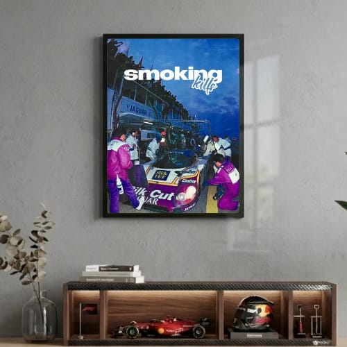 Motor sport smoking kills aesthetics