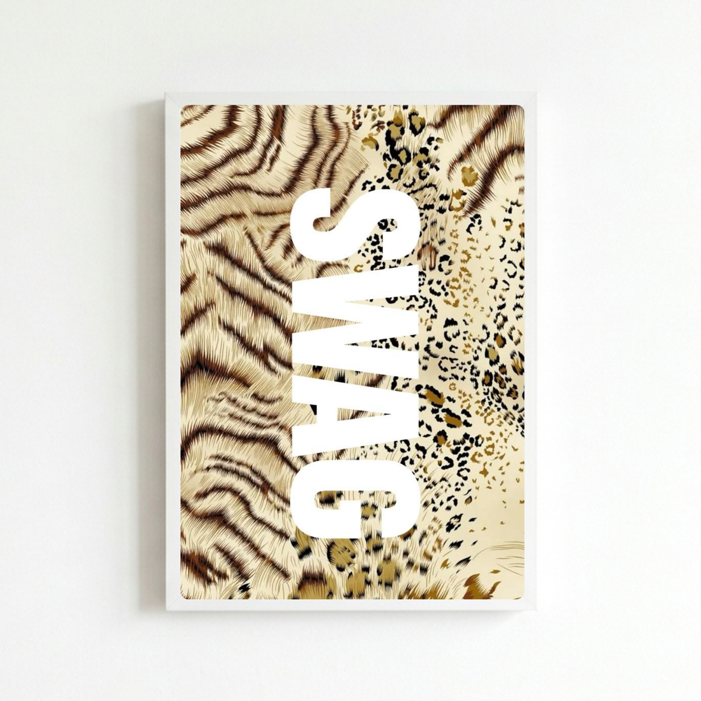 Home deco chic swag leopard