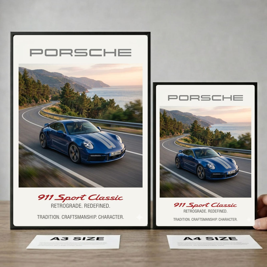 porsche poster