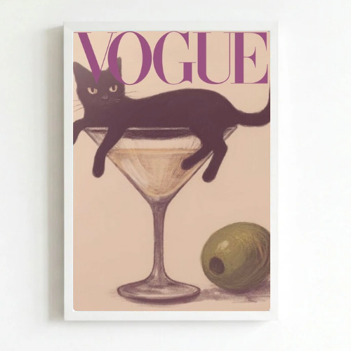 bar and restaurant decoration vogue cat martini chic