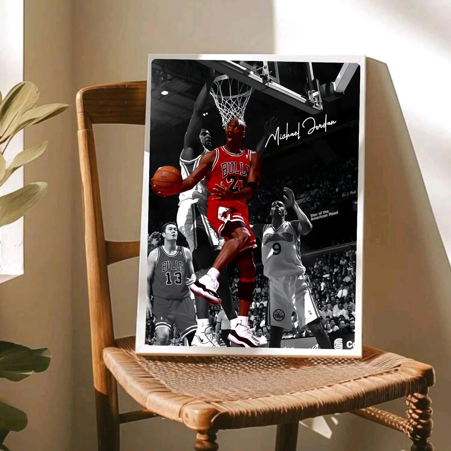 Michael Jordan and Kobe Briant - Basket