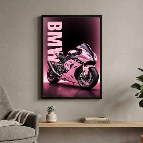 Bmw moto pink