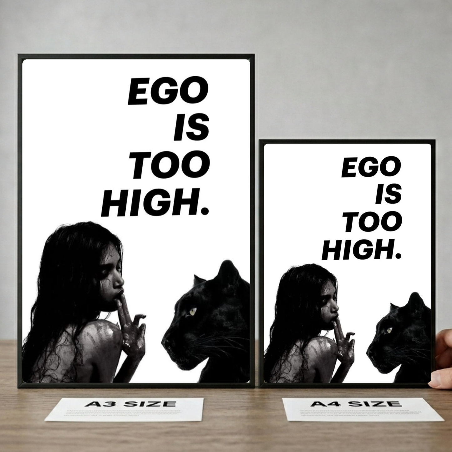 Chic room girl poster