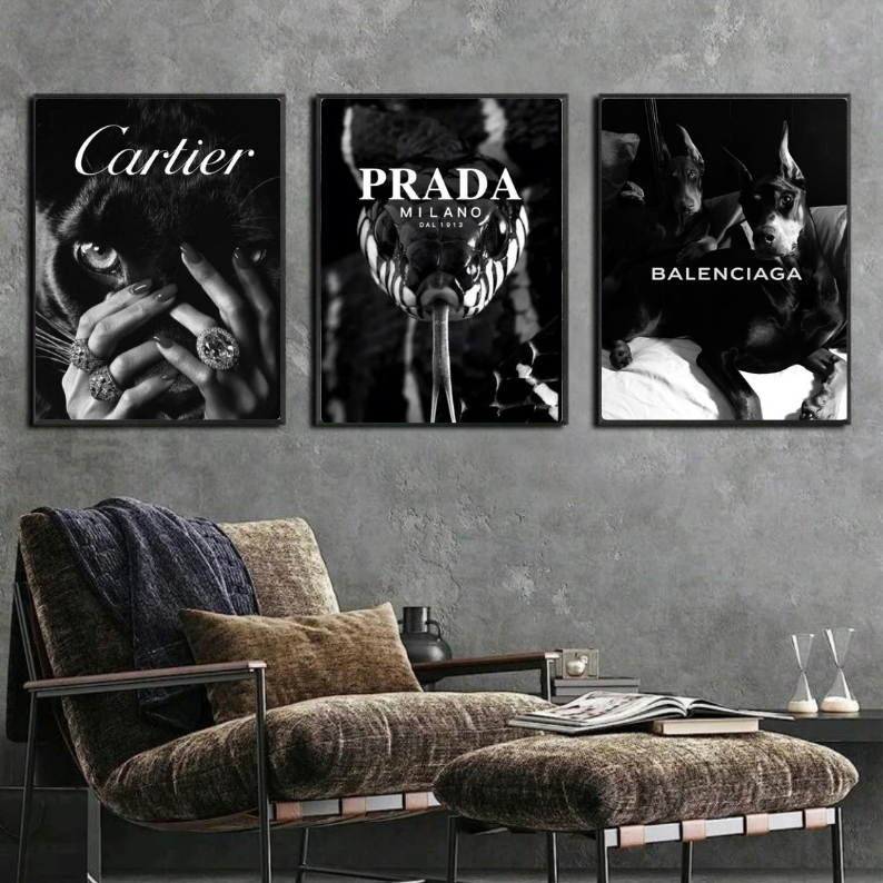 luxury brand black