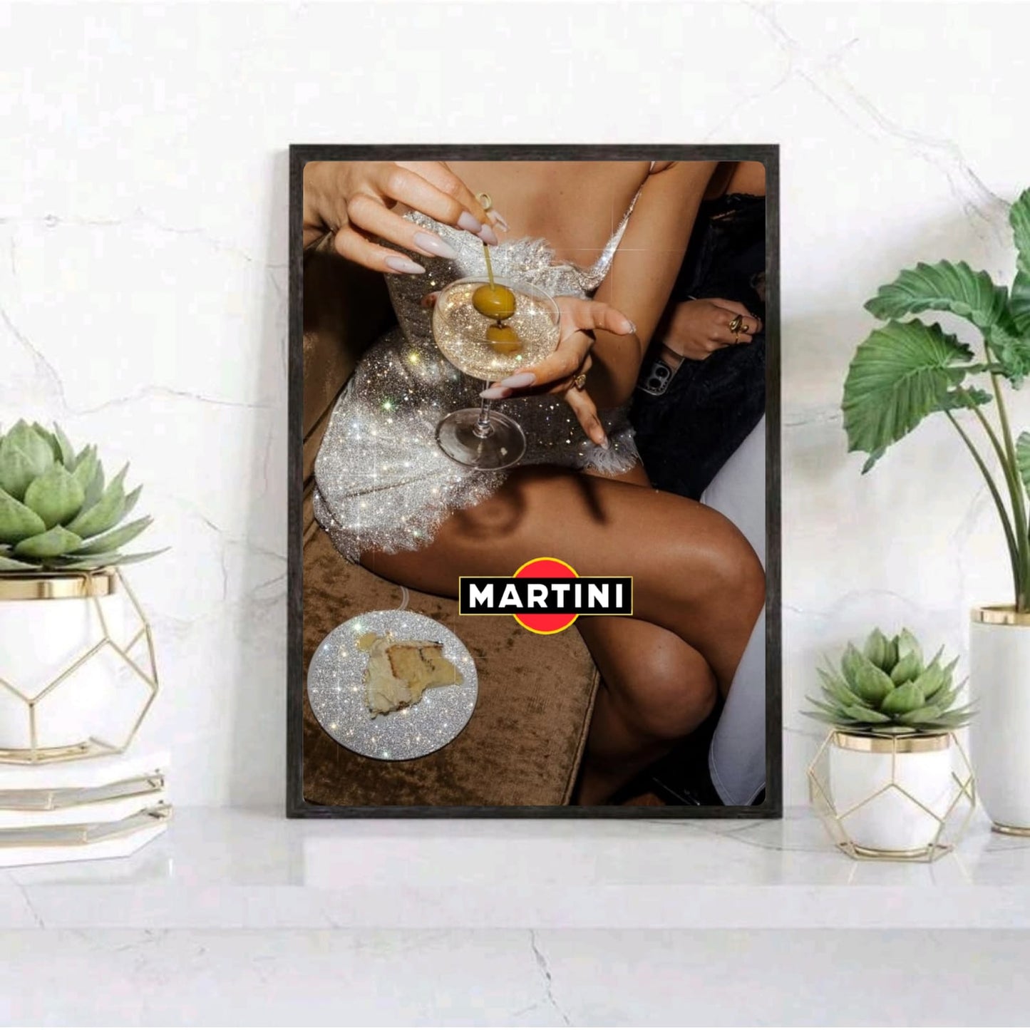 bar and restaurant decoration martini chic