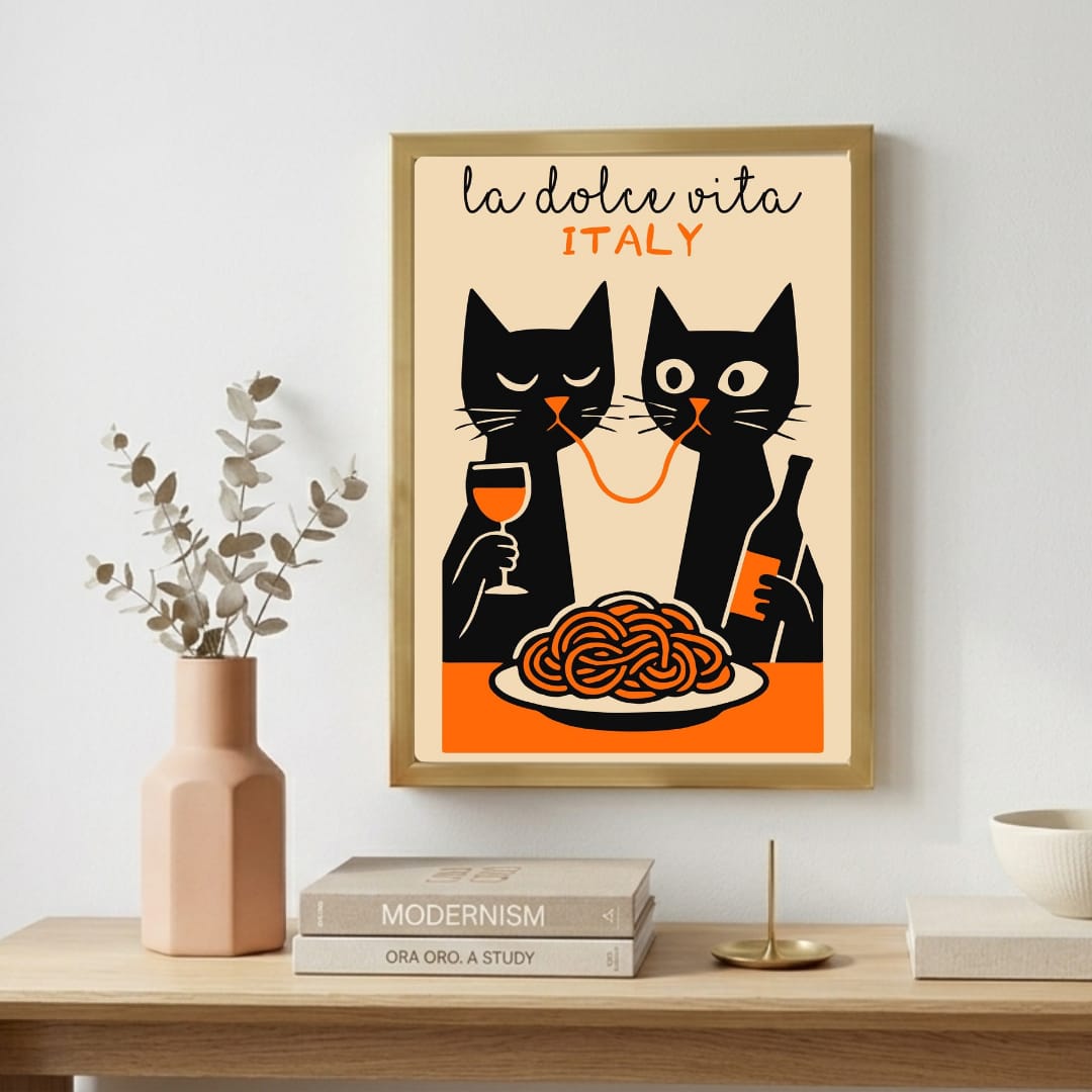 restaurant deco cat