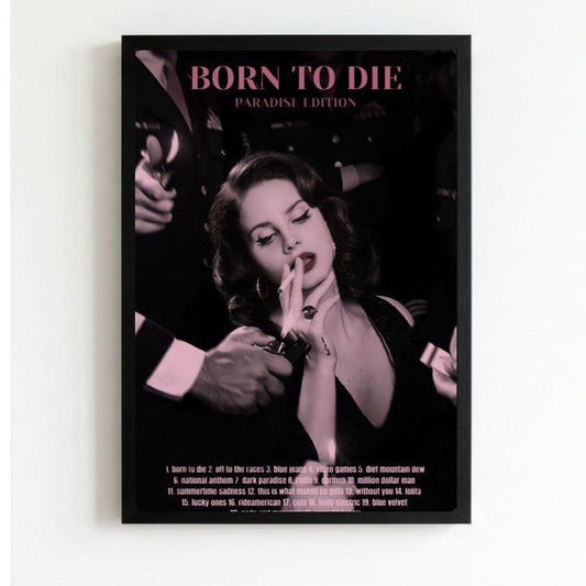 Lana Del Rey – Born To Die Poster with Frame