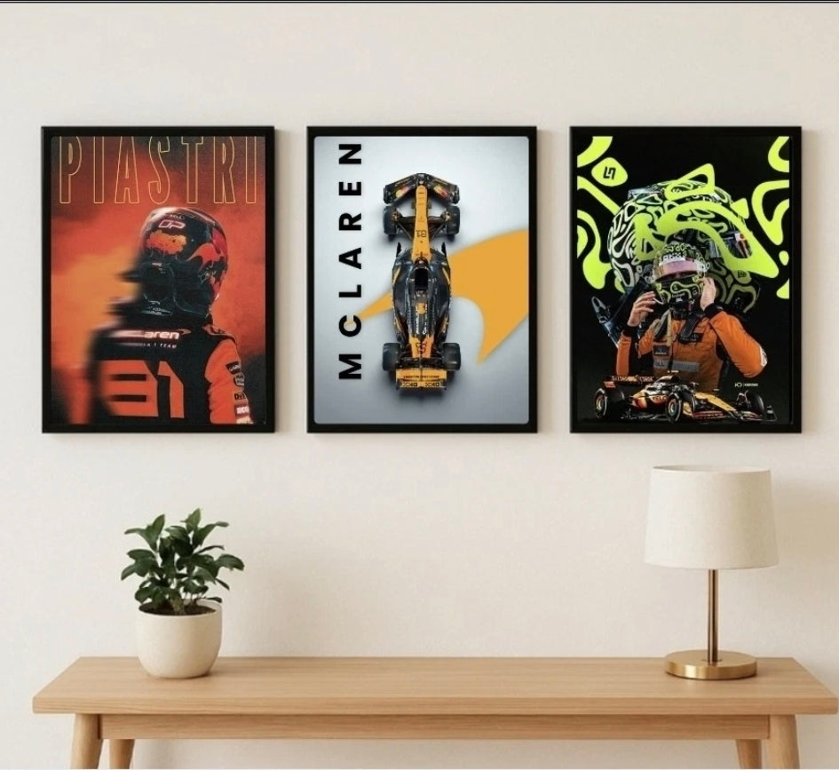 Set: mclaren f1, lando norris, oscar piastri