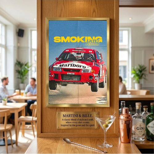 bar and restaurant decoration, sigarette car