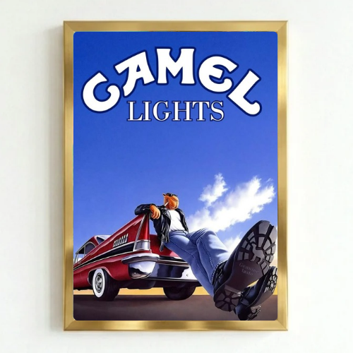 bar and restaurant decoration, Camel sigarette