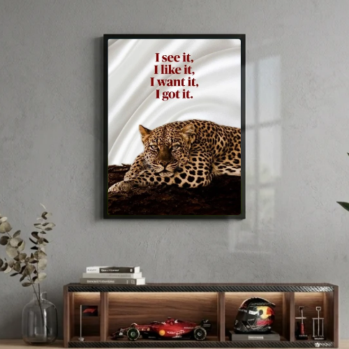 Chic room girl poster