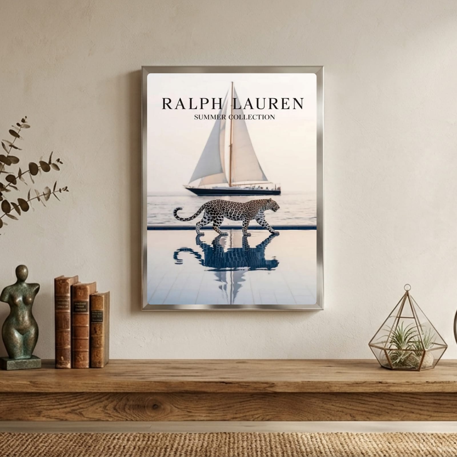 luxury brand aesthetic poster