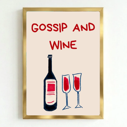 bar and restaurant decoration wine and gossip
