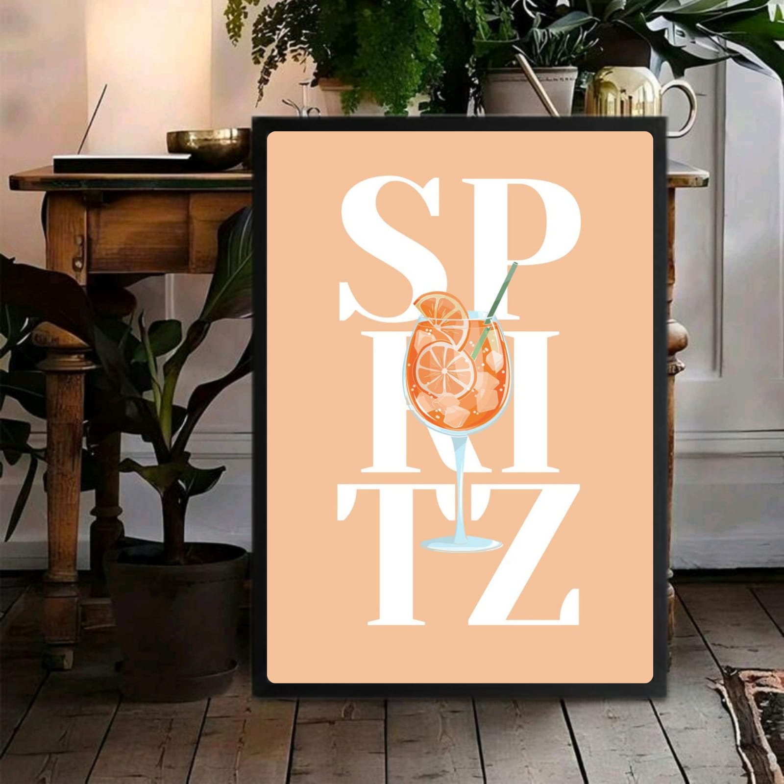 bar and restaurant decoration, spritz