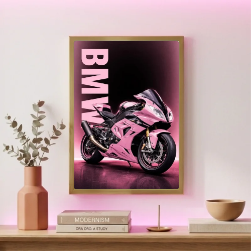 Bmw moto pink