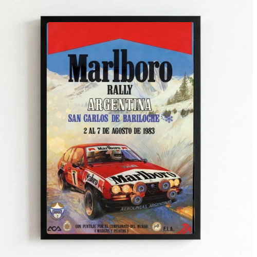 bar and restaurant decoration, Marlboro sigarette