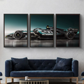 Set George Russell Mercedes F1 car