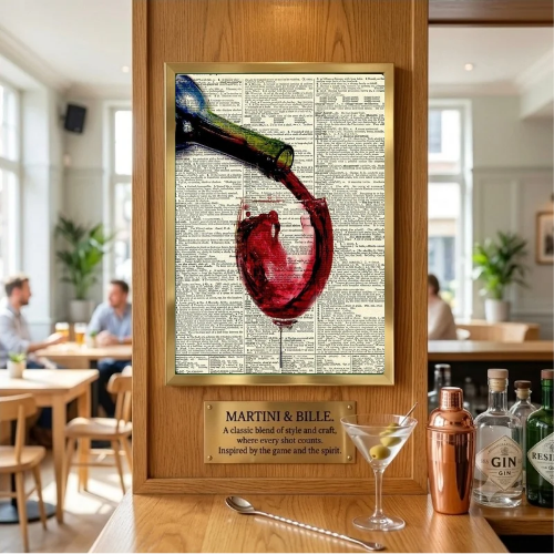 Red Wine bar and restaurant decoration